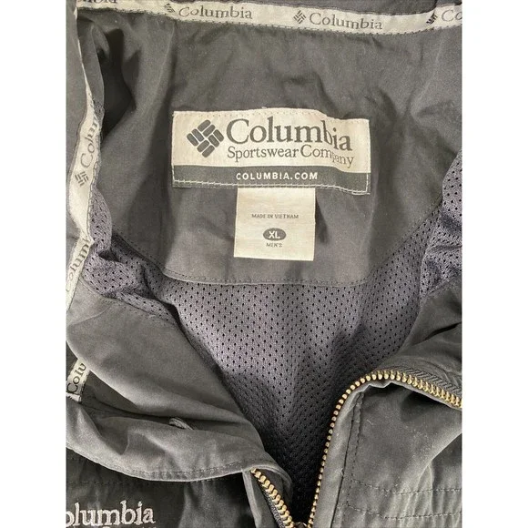 Columbia Men's Black Mesh Lined Full Zip Blouson Jacket - XL - Picture 3 of 4